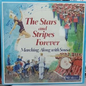 The Stars And Stripes Forever SEALED Marching Along With Sousa 33 LP new MINT